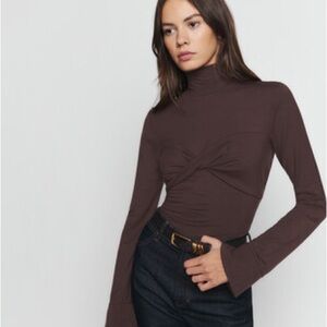 Reformation Zaire Knit Top